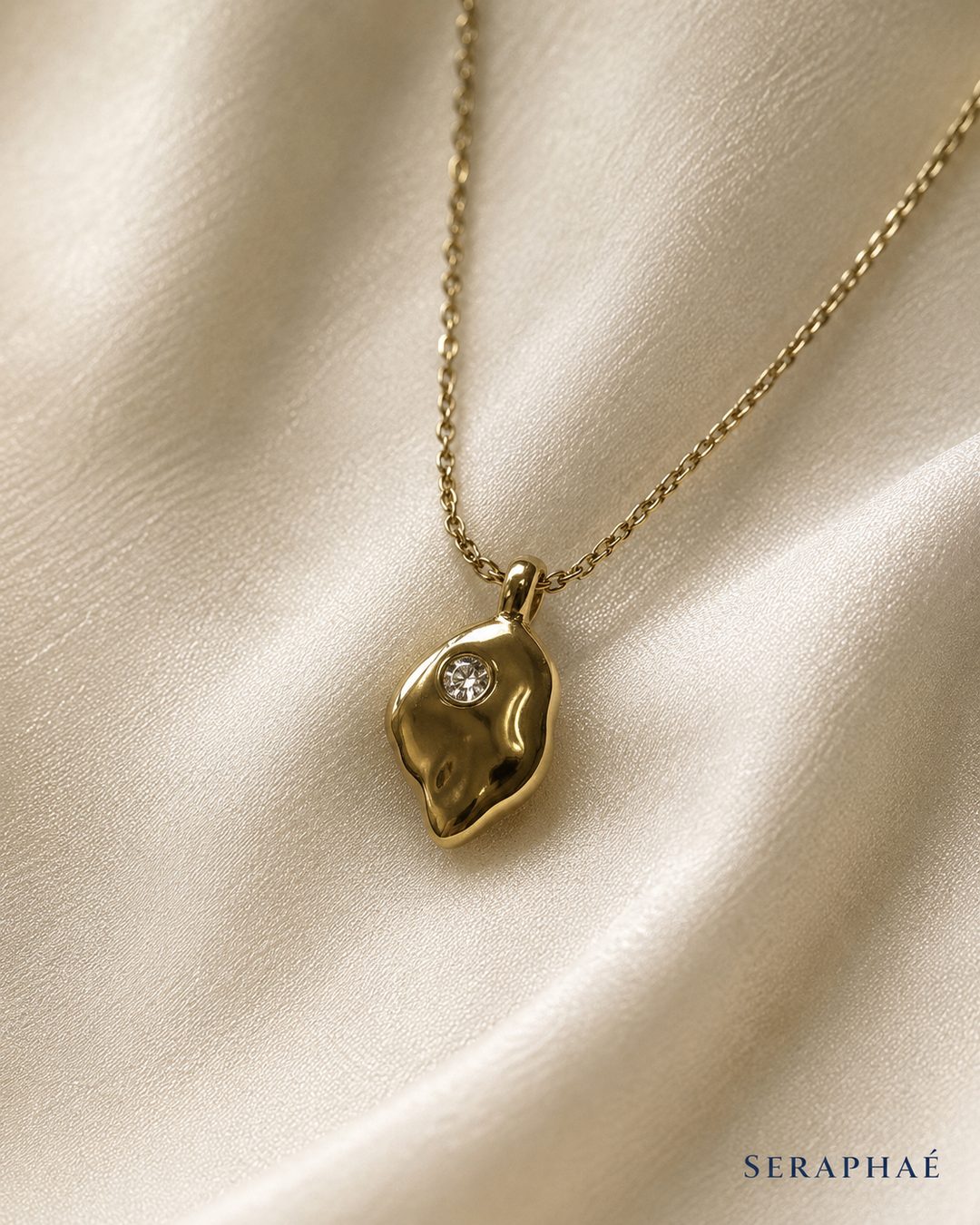 Molten Pebble Necklace — view 3
