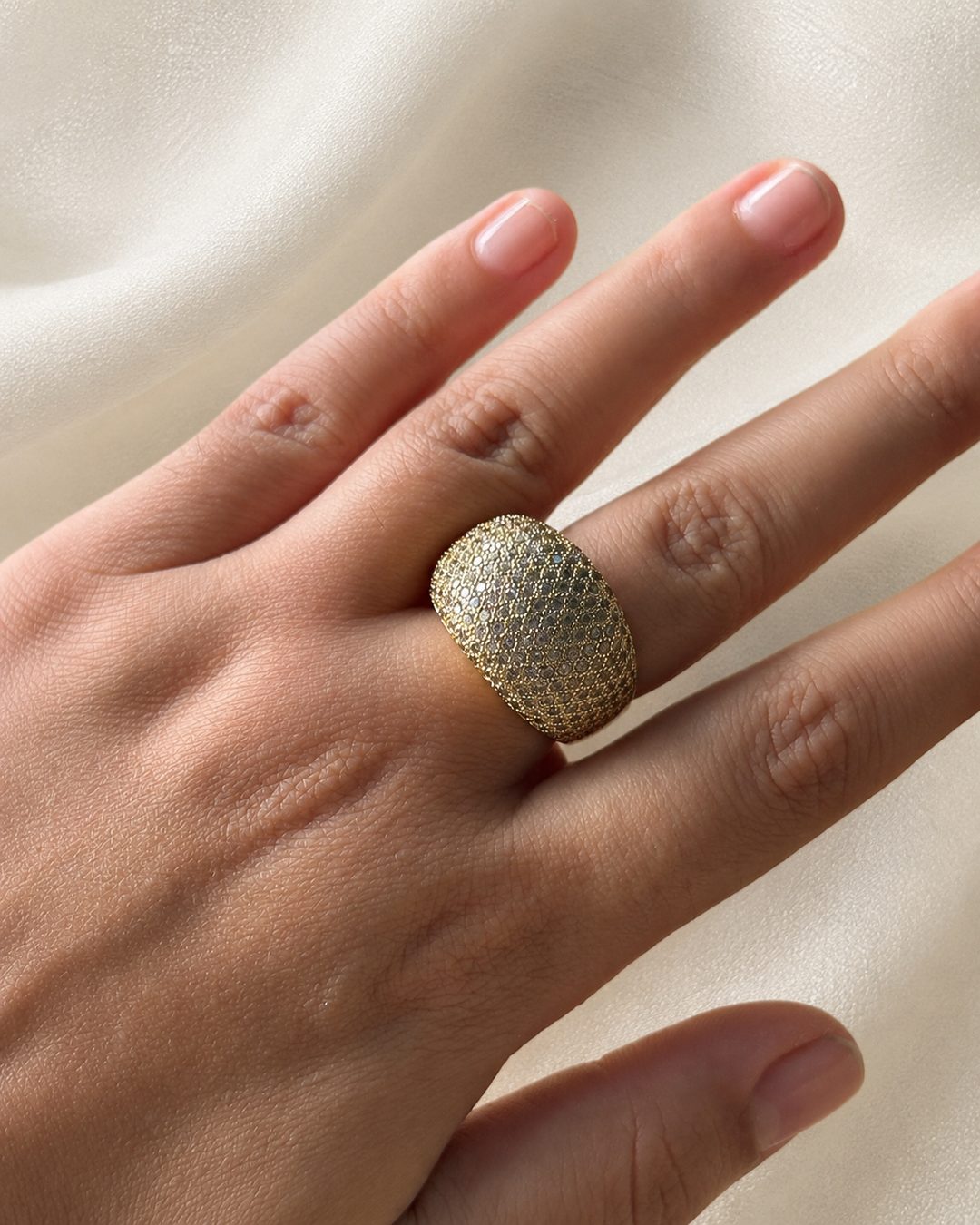 Pavé Dome Ring — view 2