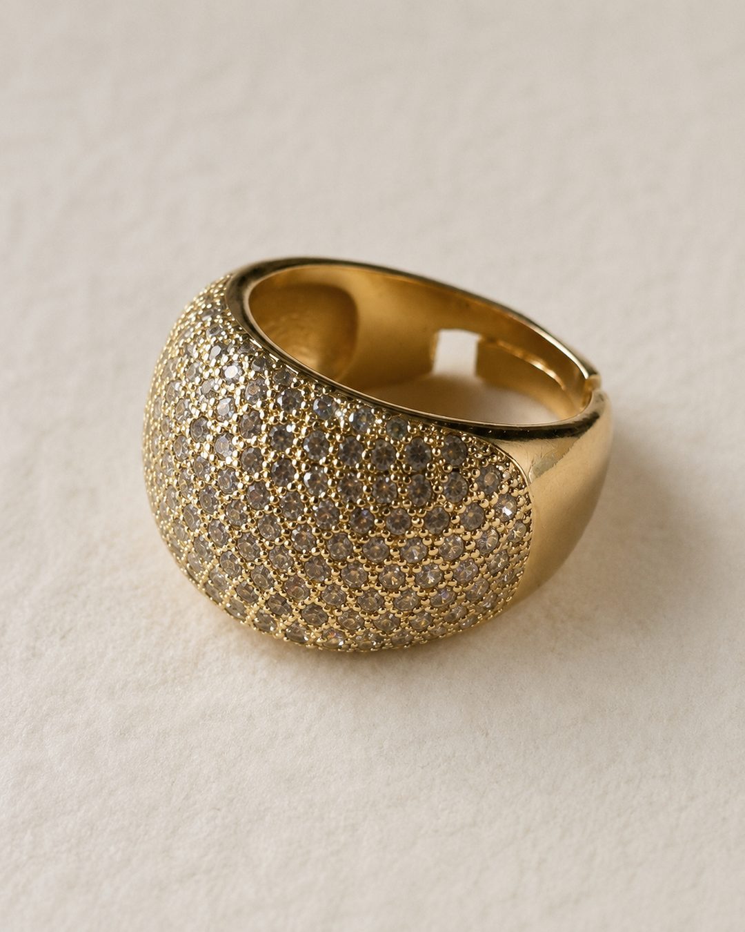Pavé Dome Ring — view 3