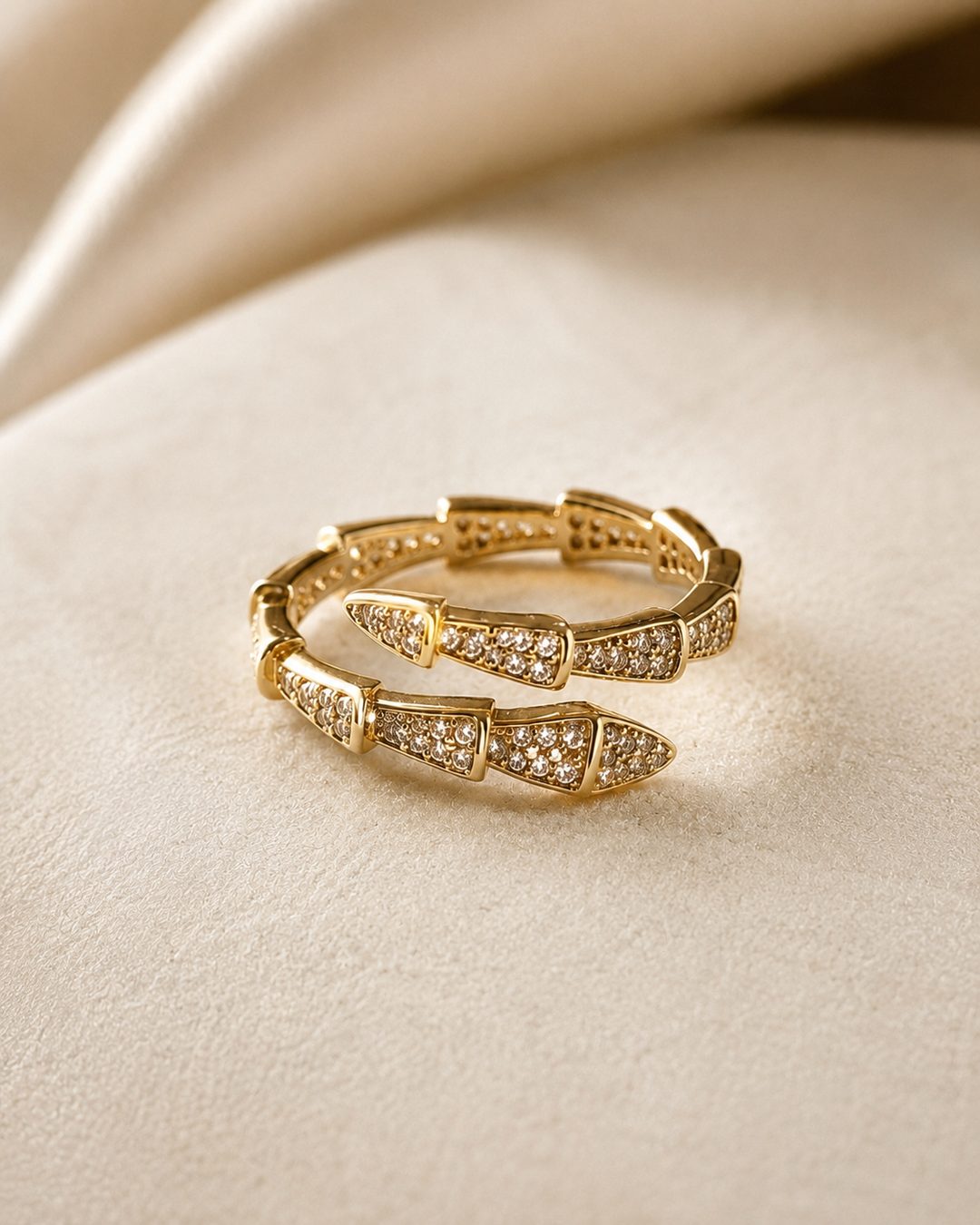 Pavé Wrap Ring — view 1