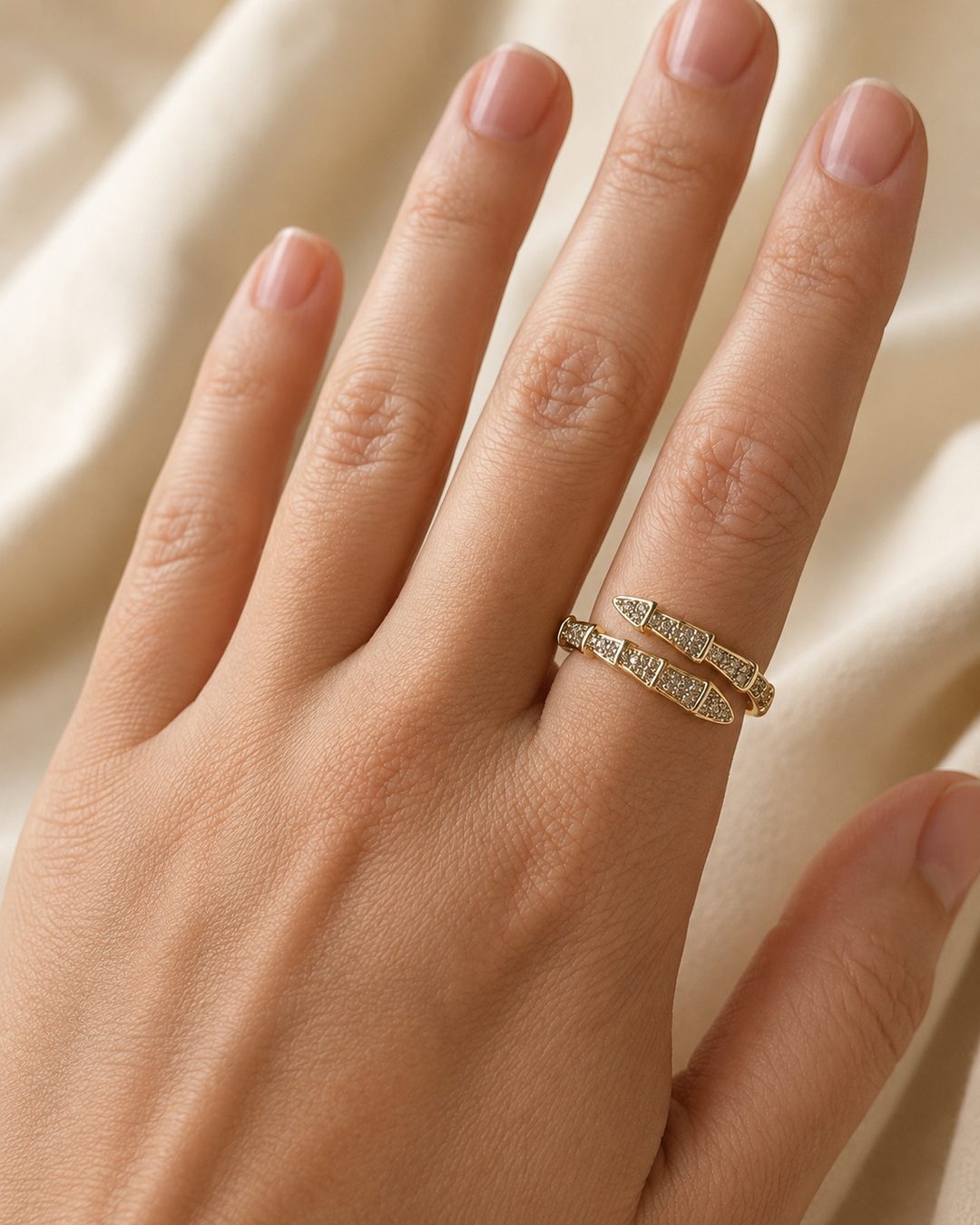 Pavé Wrap Ring — view 2