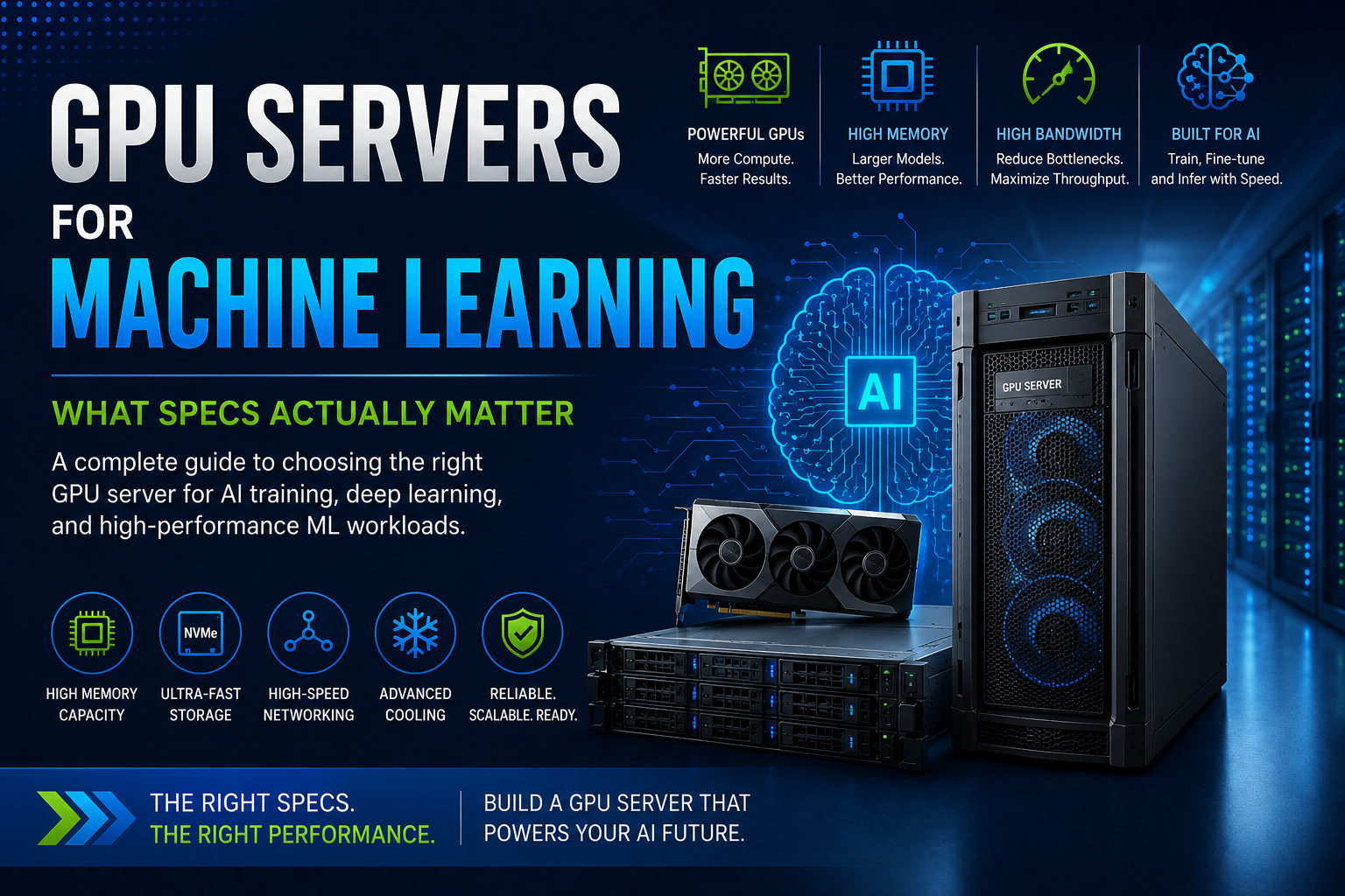 GPU Servers for Machine Learning: What Specs Actually Matter