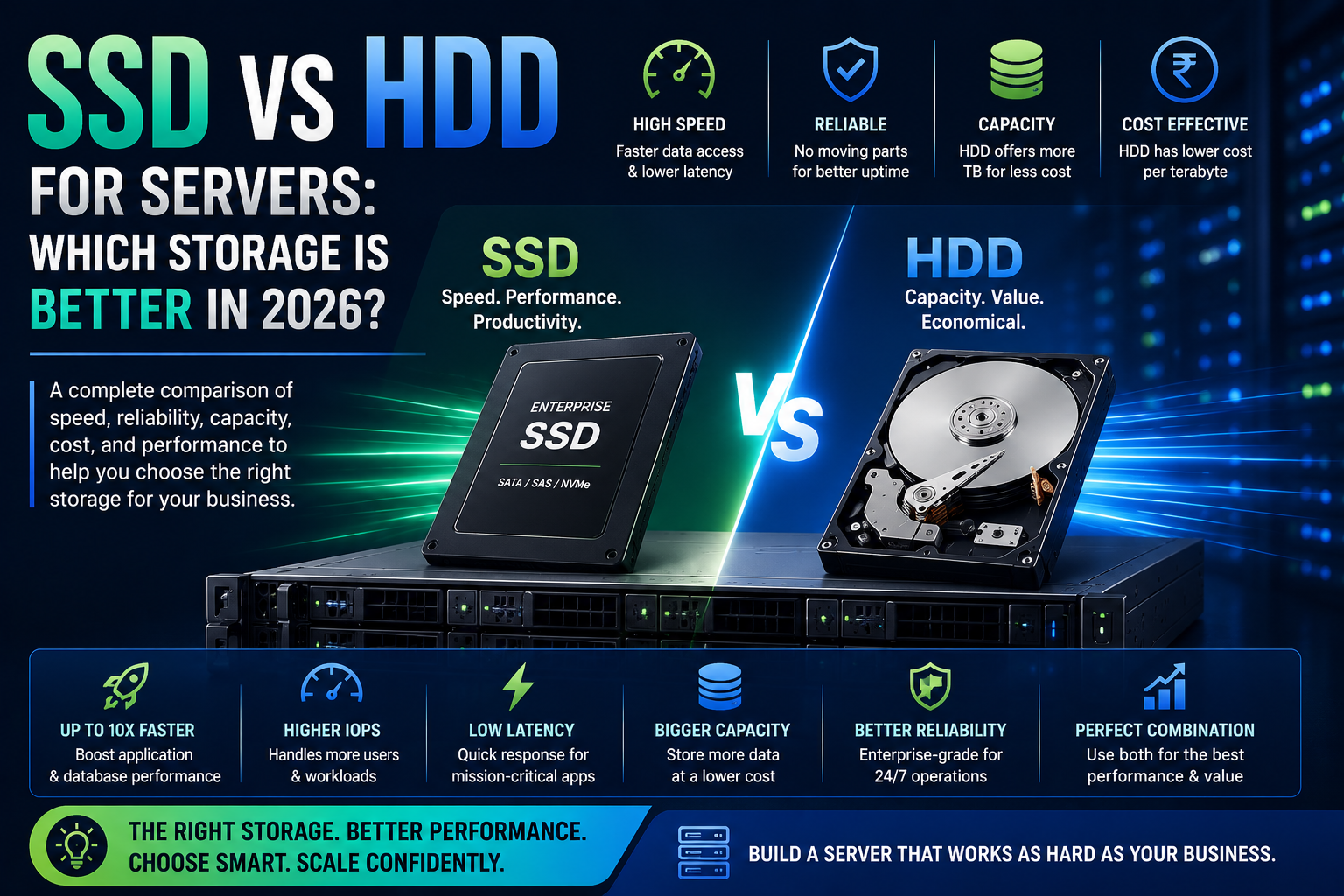 SSD vs HDD for Servers: Which Storage Is Better in 2026?