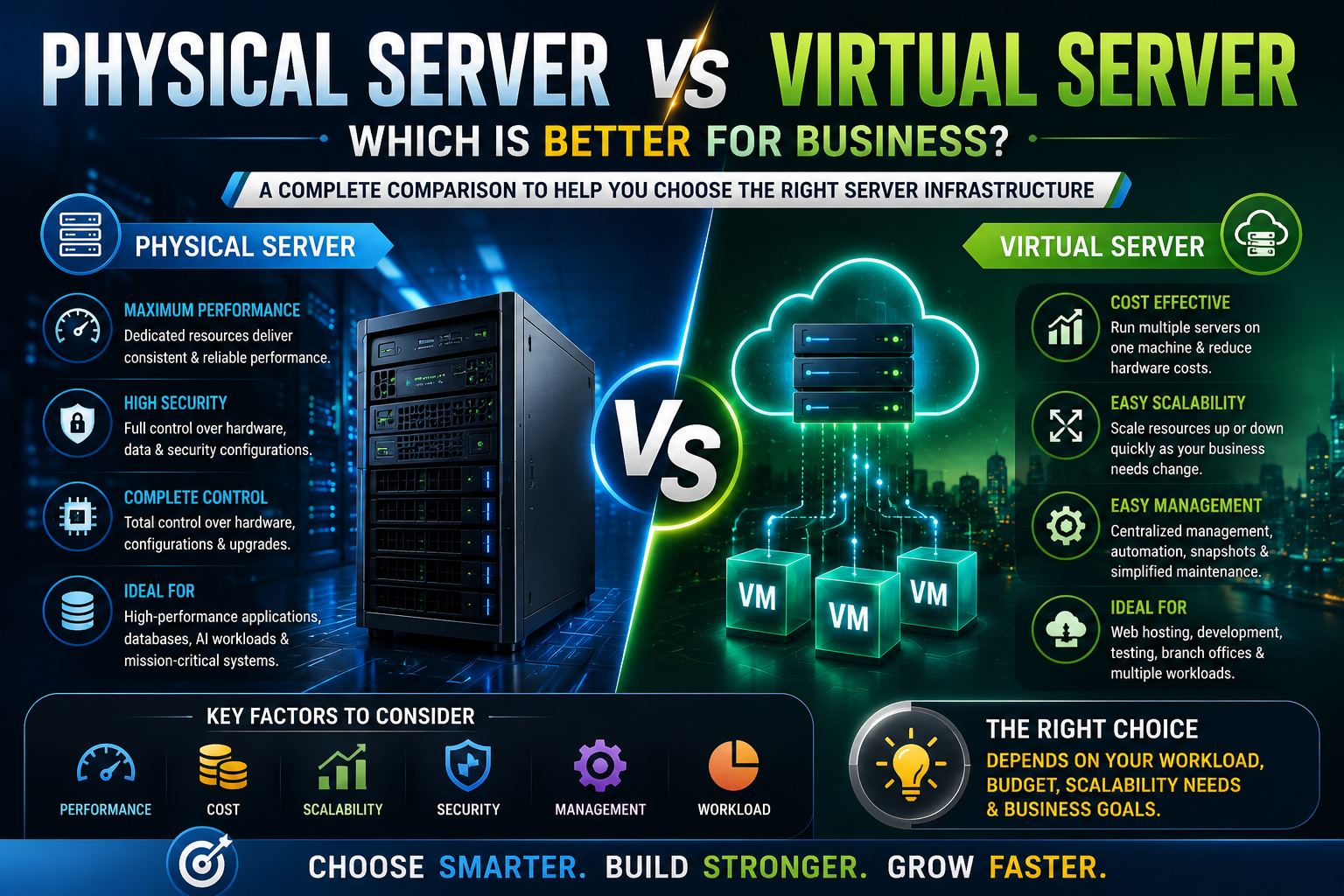Physical Server vs Virtual Server: Which Is Better for Business?