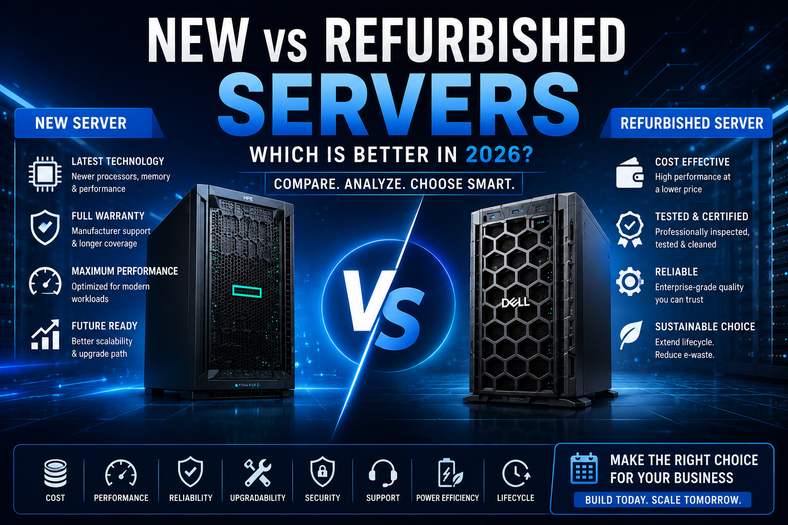New Servers vs Refurbished Servers: Which Is Better in 2026?