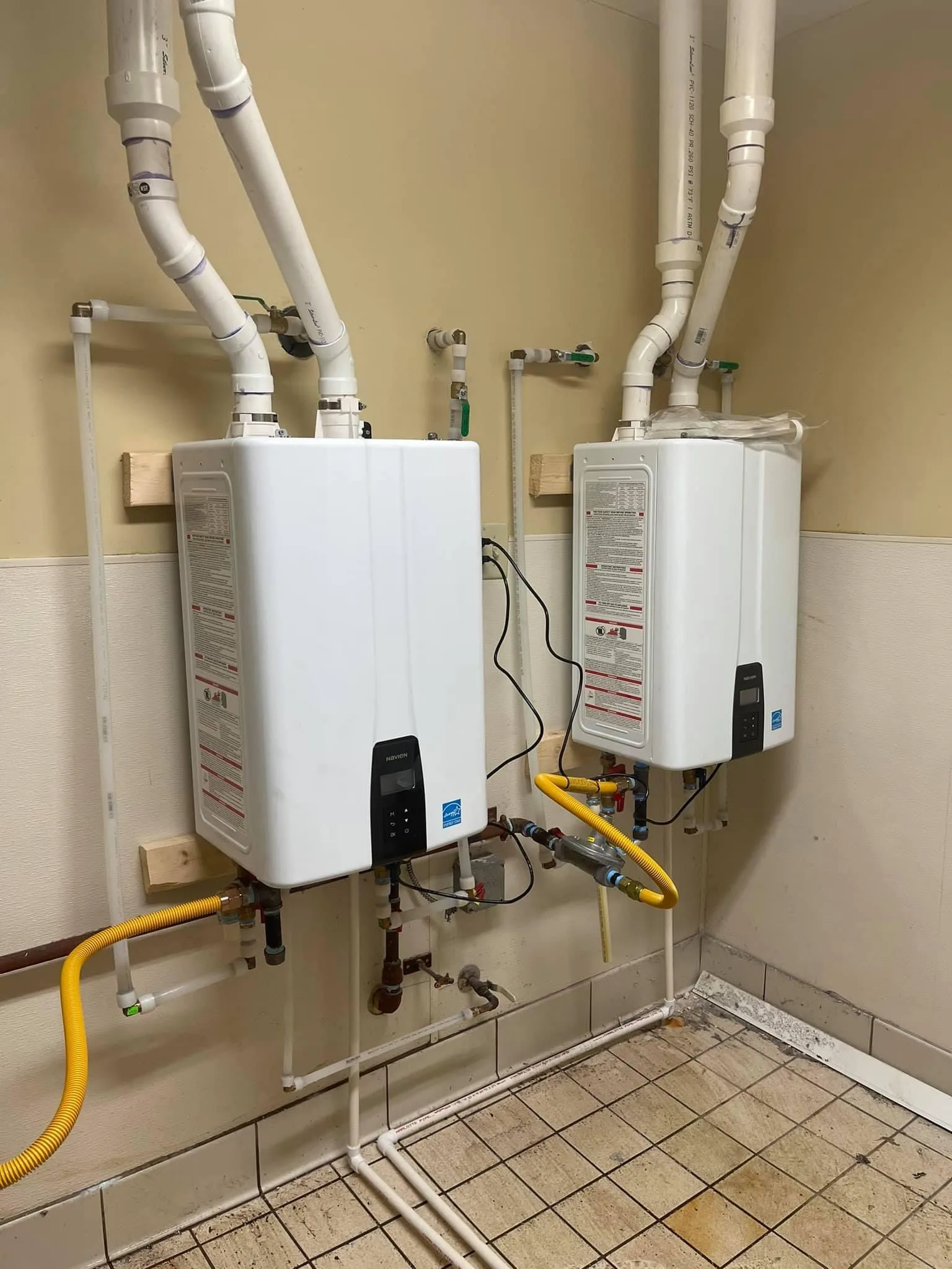 A professional completing a careful home repair
