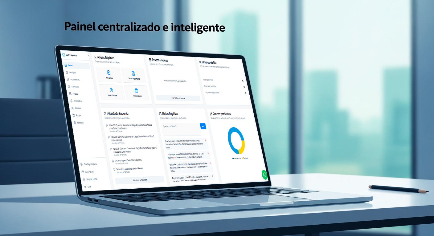 Visão Completa e Controle Total