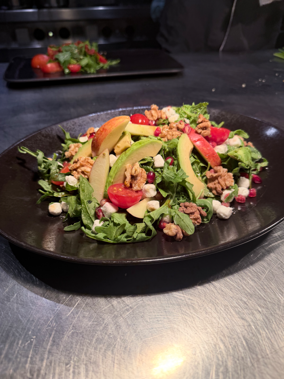 Ziegenkäse Avocado Salat