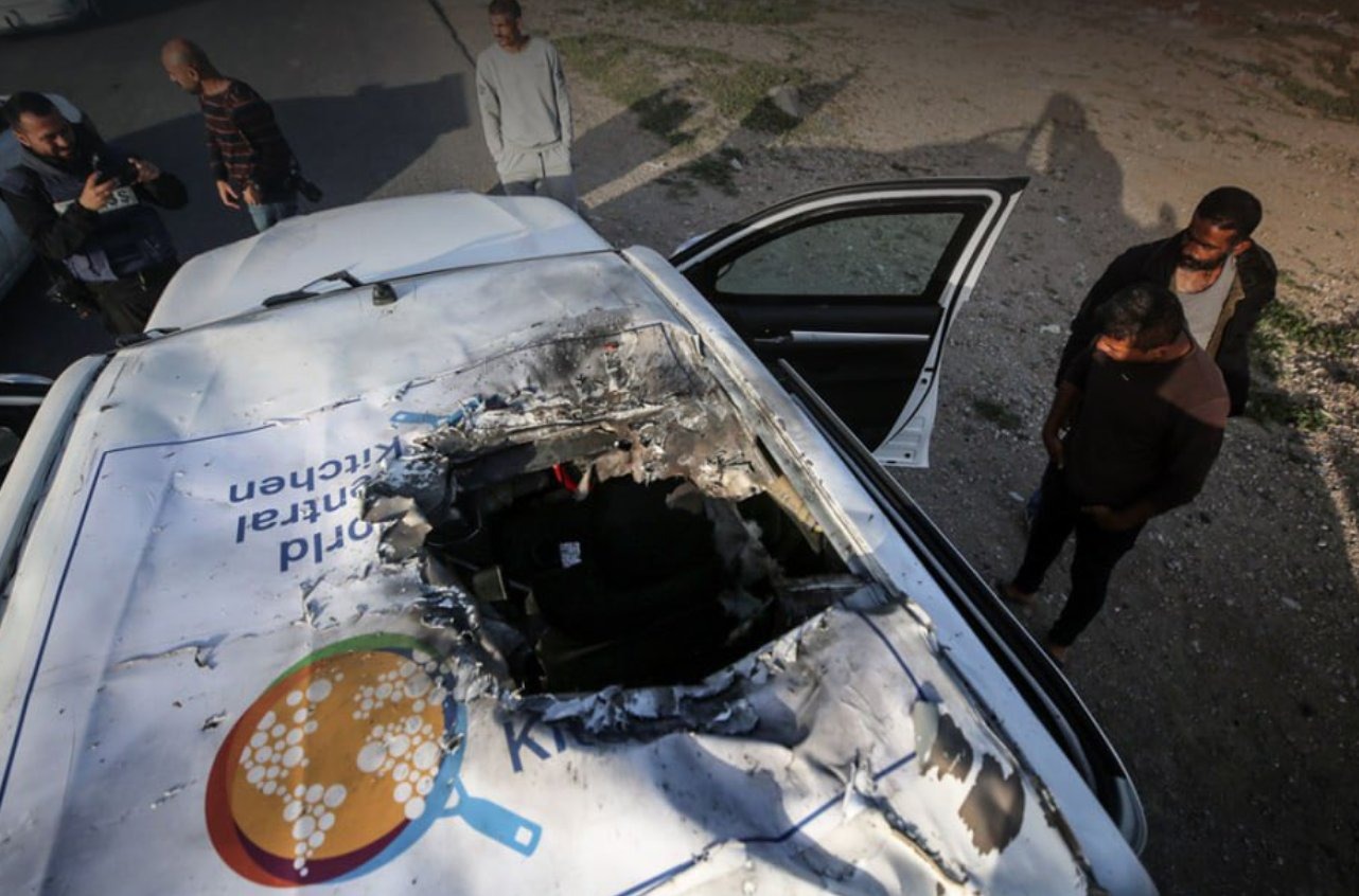 A World Central Kitchen convoy, whose aid workers were killed by an IDF drone strike in April 2024, with families of three British victims telling a UK inquest that no one has ever explained why the attack happened.