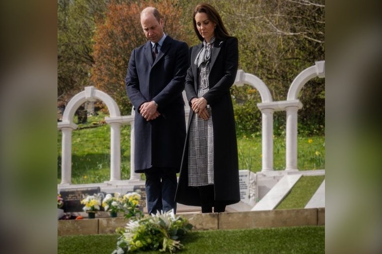 The Prince and Princess of Wales, who will today join King Charles and Queen Camilla at the Aberfan Memorial Garden, where William will also unveil a memorial tree.