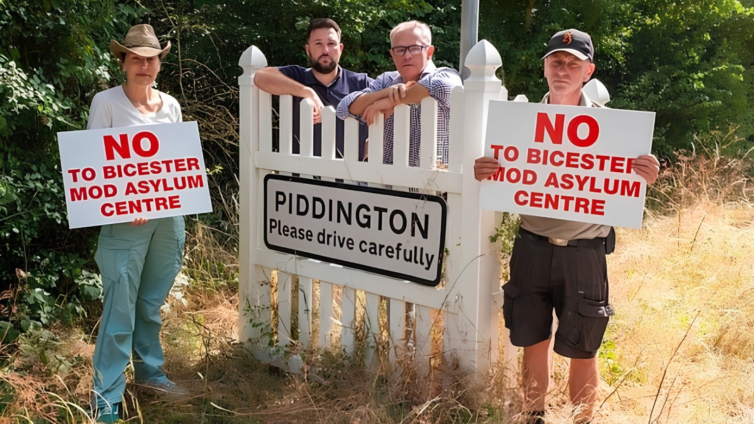 Piddington village still divided one month after symbolic vote to leave the UK over asylum seeker centre plans