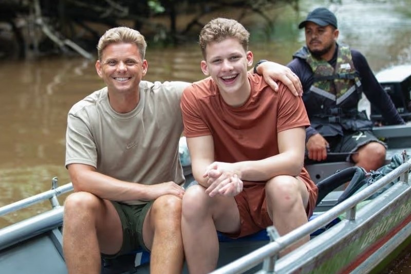 Freddy Brazier (left) with his father Jeff Brazier. Freddy, 22, has admitted spending part of the BBC show's £1,100-per-person budget on cannabis, saying grief for his late mother Jade…