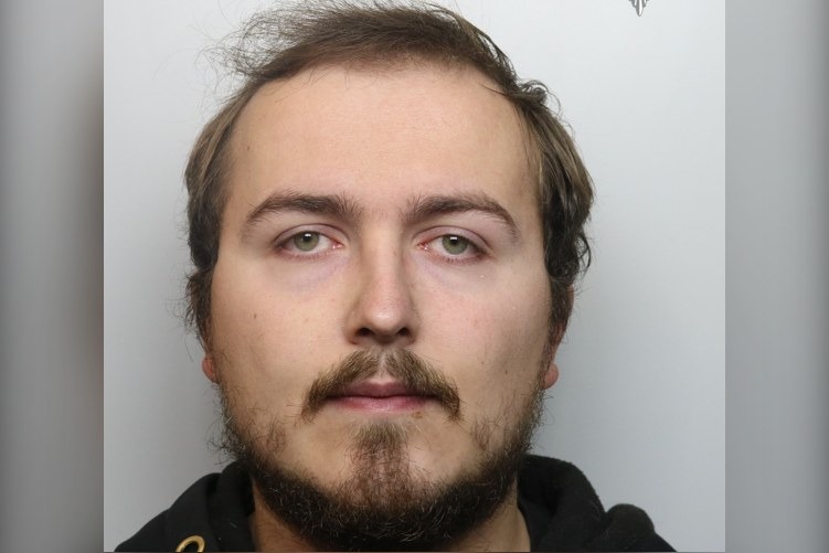 A Staffordshire Police custody photograph of Josef Luke Hammond, who pleaded guilty at Stafford Crown Court to sexually assaulting 19 girls after a child reported him to a parent, prompting staff to review CCTV footage.