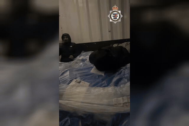 Salman Habibkheil, Awal Ahmadzai and Mehrab filmed in the back of a lorry as they fled to France after raping a Bristol teenager they had groomed on Snapchat.