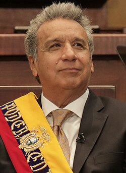 Lenín Moreno, convicted alongside five family members, will serve his five-year sentence under house arrest due to a physical disability that prevents him from walking.