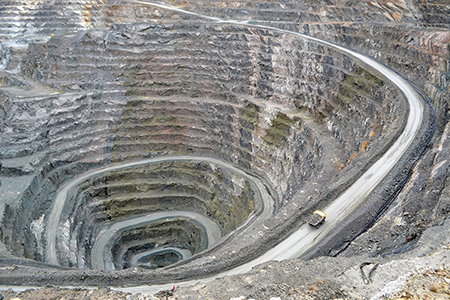 De Beers' Venetia mine in South Africa, which shut in July and has paused production for two years as Anglo American looks to offload the diamond giant amid falling prices.