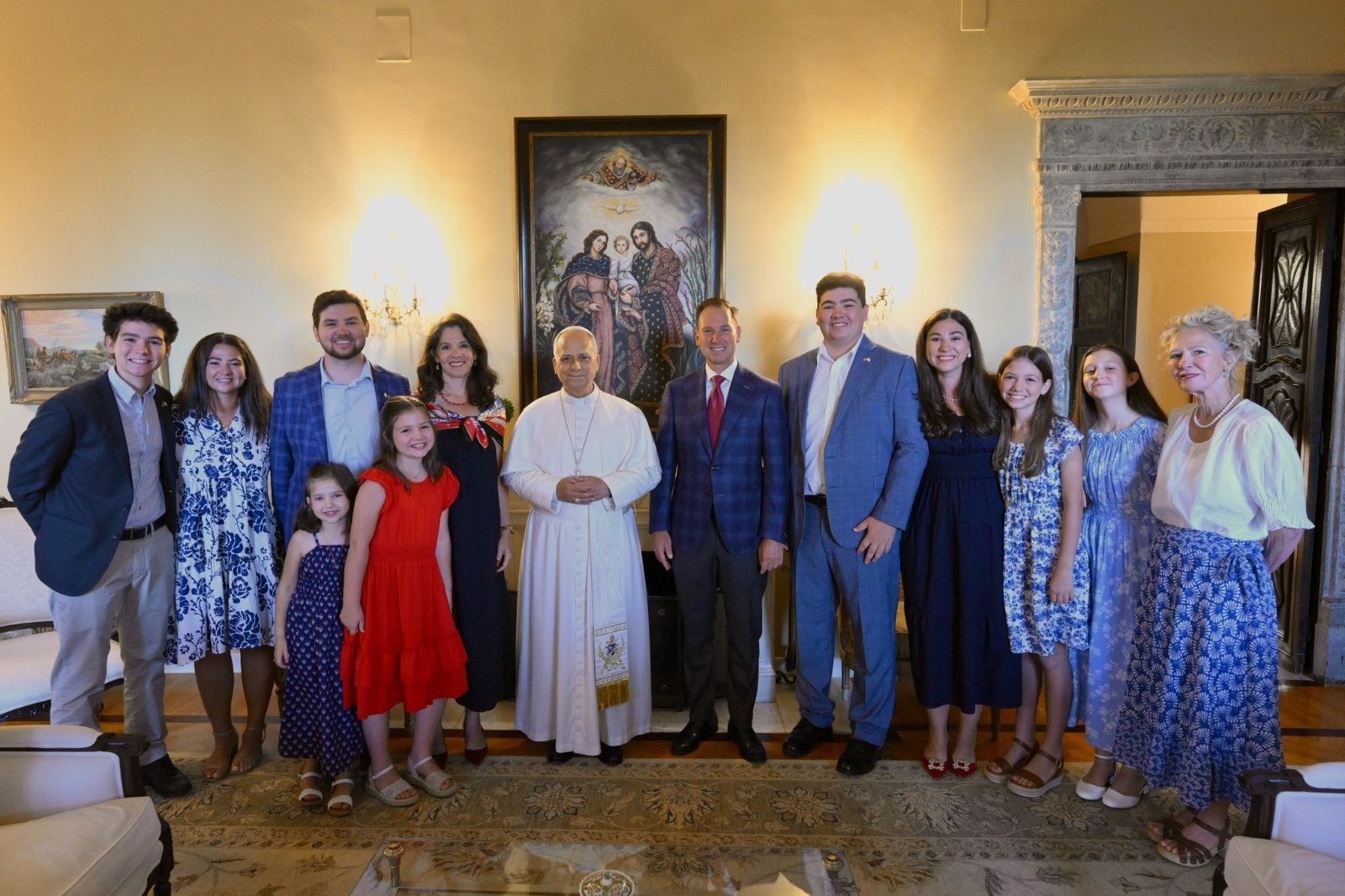 Pope Leo XIV, who registered at his former New Lenox address to cast a mail-in ballot from Vatican City, becoming the first sitting pontiff known to vote in a secular election.