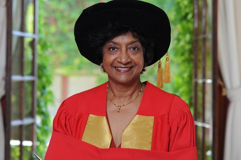 Navi Pillay won the 2026 Nobel Peace Prize for promoting peace and international law, with Trump telling supporters he had told the First Lady he would win "in two weeks.