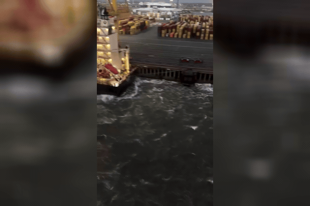 TUI Cruises' 293-metre Mein Schiff 3, its lifeboats, cranes and hull badly damaged after storm winds drove it into a docked container ship at Bremerhaven, leaving its 20-night Canary Islands voyage in doubt.