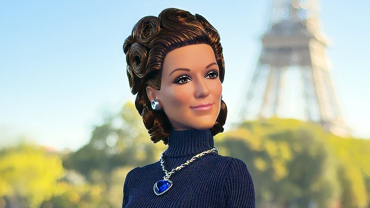A Barbie doll made in Celine Dion's likeness, marking the singer's immortalisation in the iconic toy form.