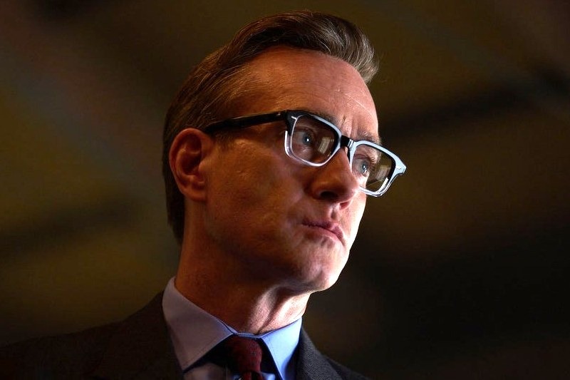 Matthew Macfadyen in George Smiley's trademark thick spectacles and Charlie Hunnam as field operative Alec Leamas, in first-look images from the eight-part series produced principally in the Czech Republic.