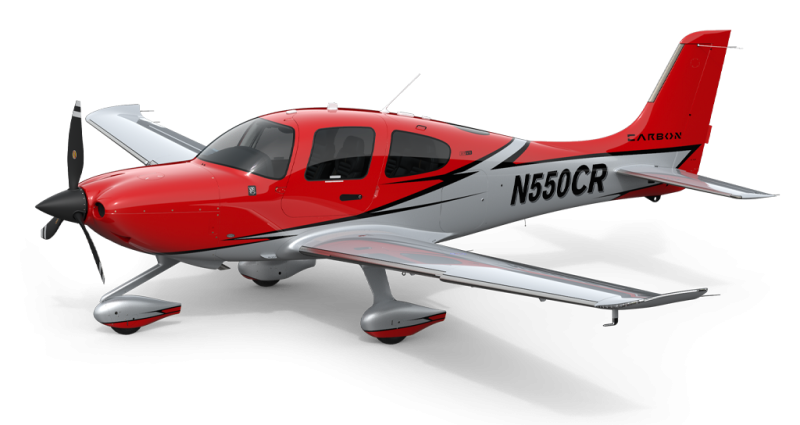 A Cirrus SR22T aircraft of the type that struck a north-facing Alpine slope near Leukerbad on Tuesday, killing all three people on board.