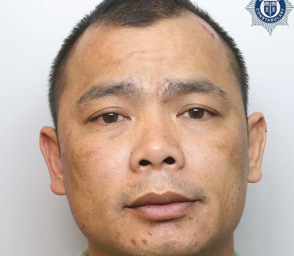 Hai Nguyen, who pleaded guilty at Chester Crown Court to dangerous driving and driving without insurance, in a Cheshire Police custody photograph.