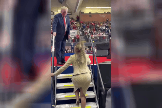 Nicki Minaj with US President Donald Trump, whose approval rating stands at 34 percent — the lowest recorded ahead of a midterm since Harry Truman's 33 percent in 1946, according to a New York Times/Siena poll.