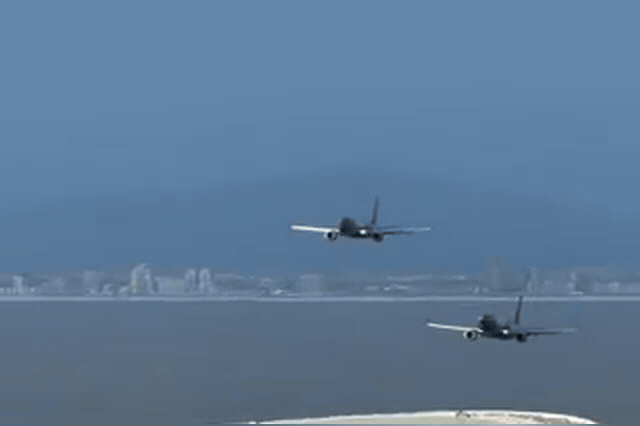 Airlink jets flew within 50 feet of South Africa stadium roof in viral pre-match flyover stunt that left fans terrified