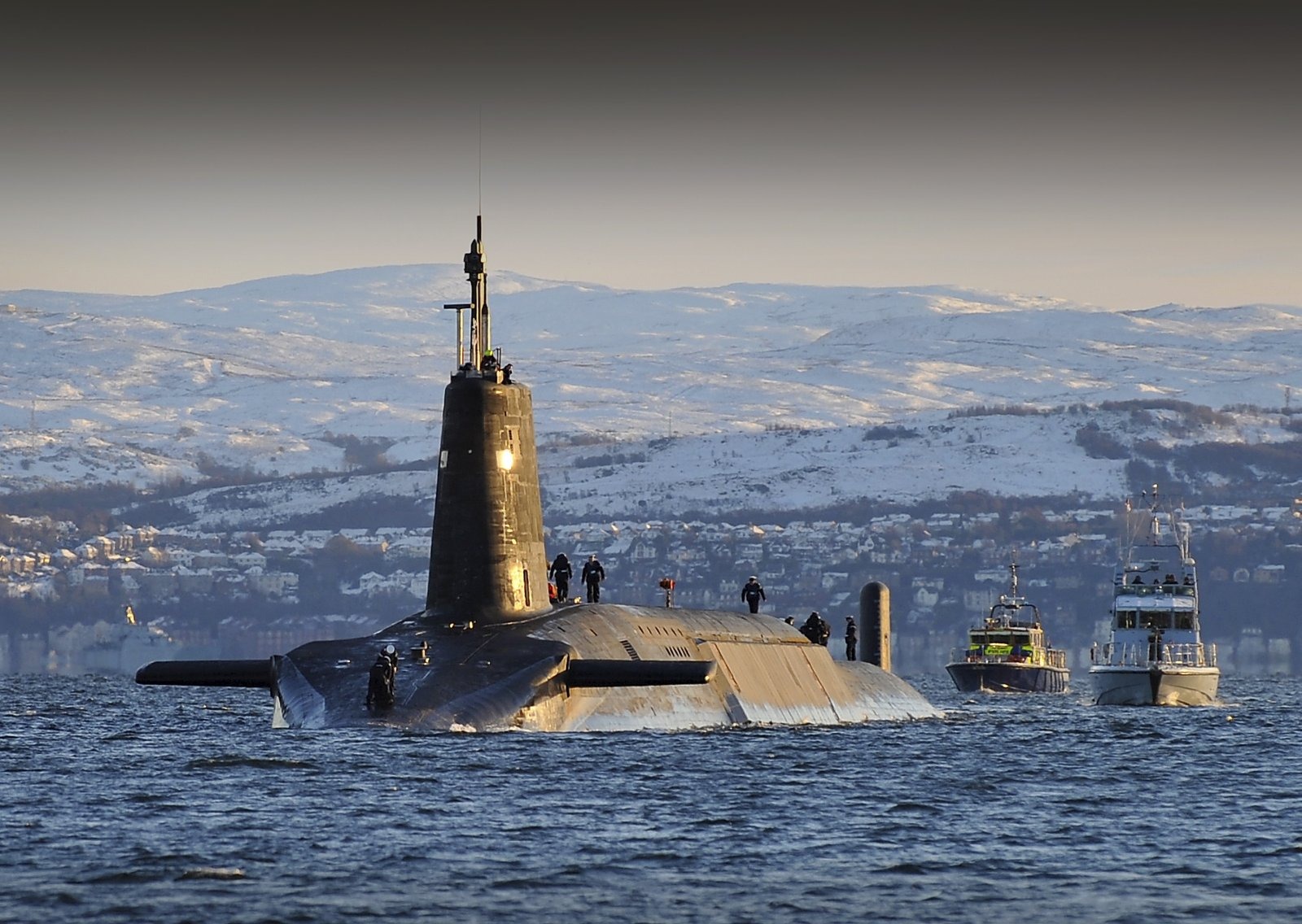 Sailors are using fire hoses as a last-ditch defence for Britain's Trident nuclear submarines against drone attacks