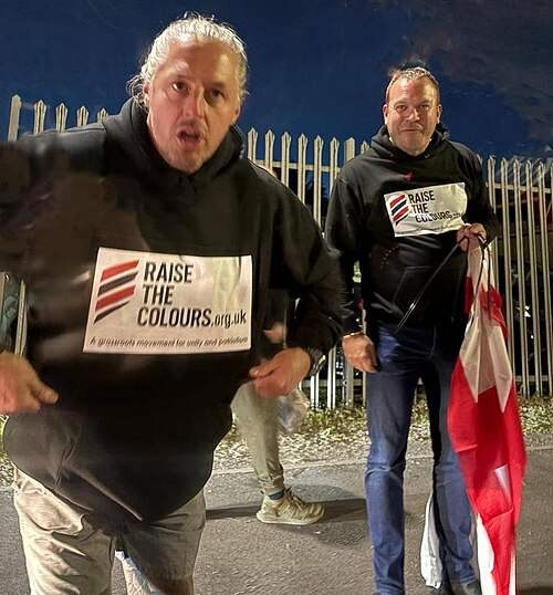 Ryan Bridge, co-founder of Raise the Colours, could face up to two years in prison if the High Court grants Birmingham City Council's injunction against the eight named activists.