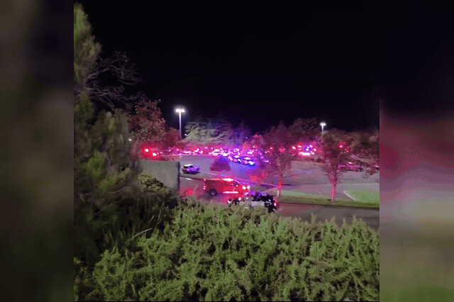 Police responding to confirmed shooting incident at Solano Town Center Mall in Fairfield, California, the mayor says, in a picture posted on X by Noteworthy News.