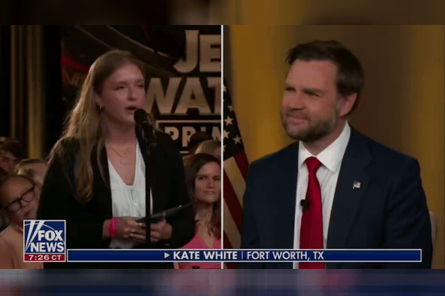 Sarah Matthews, a former Trump White House deputy press secretary, wrote that she "genuinely cannot believe this is a real exchange between a voter and the Vice President.