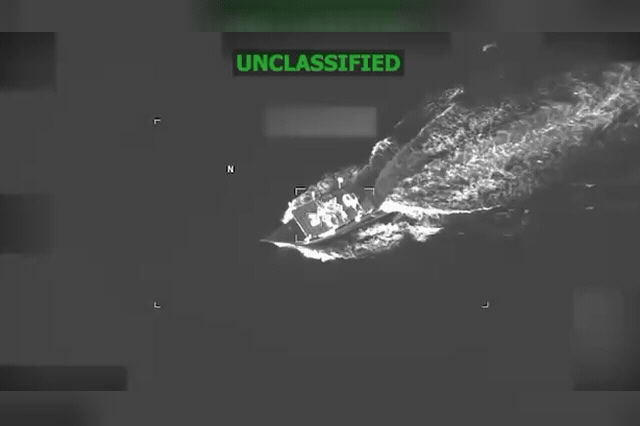 Footage of a US Southern Command airstrike on a Caribbean vessel, one of 231 deaths recorded under a campaign critics have labelled a programme of extrajudicial killings.