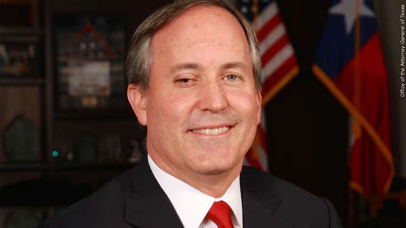 Protester is dragged to the ground by his hair as Trump fights to save Ken Paxton's crumbling Texas Senate bid