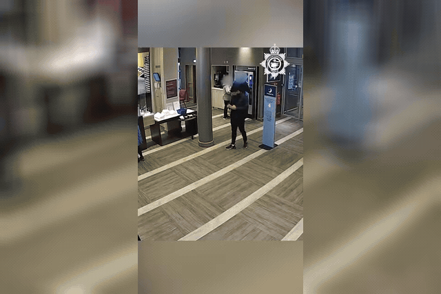 Shoaib Mohammed, caught on police CCTV at a hotel entrance, was described by prosecutor Nicola Potts as having "preyed on a young, vulnerable victim while posing as a caring friend.