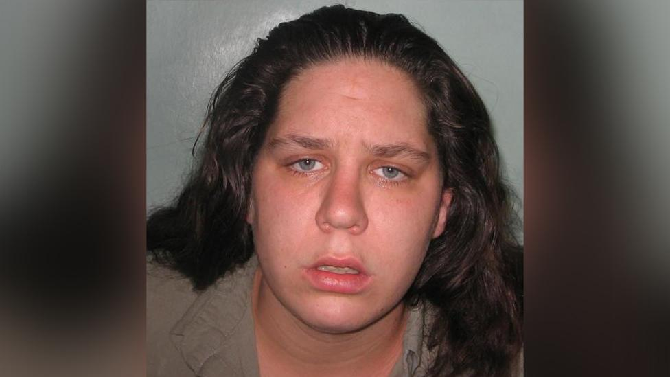 Tracey Connelly, 45, at her live-streamed parole hearing, where experts said she hid a secret online relationship because she wanted to 'feel nice' knowing she had crossed a line.