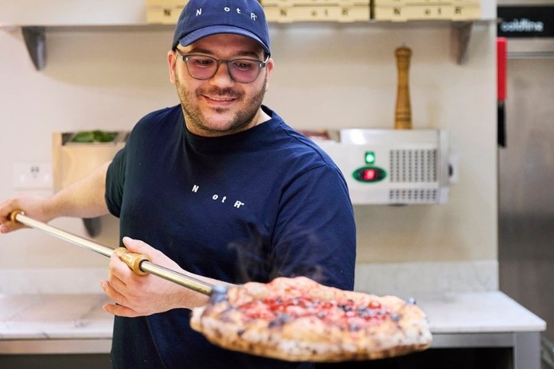 Michele Pascarella, stunned in Naples when his London chain was crowned world's best, started Napoli on the Road in 2016 with a three-wheeled van fitted with a wood-fired oven.