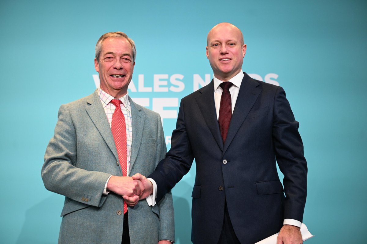 Nigel Farage and Dan Thomas. Reform's Welsh Senedd leader stood down after being arrested on suspicion of assault and controlling or coercive behaviour, before a separate Senedd member defected to Plaid Cymru.