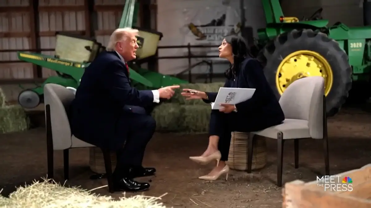 Trump threatens to report NBC's Kristen Welker to the FCC over his 'mixed results' endorsement record claim