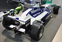 A Williams FW23 Formula 1 car, one of only nine ever built, at the centre of a High Court claim after the example loaned to Peter Thorpe's Telford firm vanished without trace.