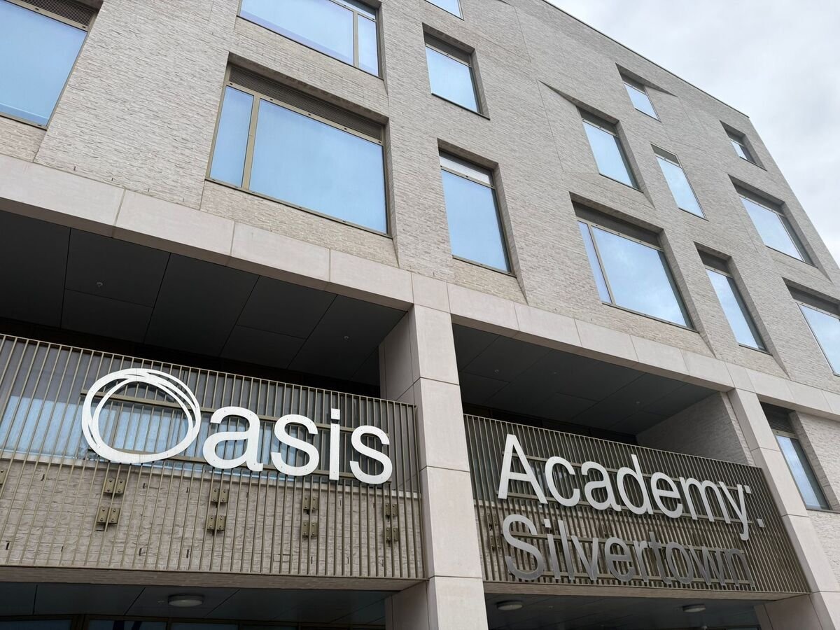 Oasis Academy Silvertown in Newham, east London, where science teacher Darlington Nuwertey faces nine counts of rape against a pupil he allegedly groomed from Year 10.