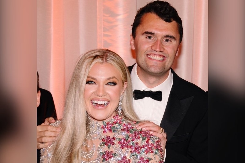 Charlie Kirk and Erika Kirk, whose mother-in-law Kathryn Kirk has broken her silence to defend Erika against online abuse, saying Charlie would "hate" how his widow has been treated.