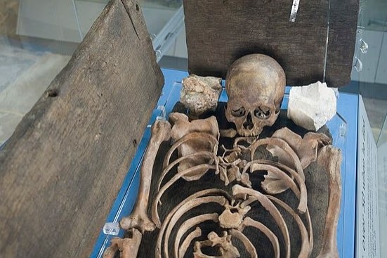Buried around 1079 in a church belonging to one of William the Conqueror's own knights, the battle-scarred warrior was aged 50 to 60 with multiple healed fractures.