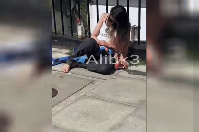 Mahrah Al Nahyan passed out on a London street next to a scooter and toy plane belonging to her barefoot three-year-old, who was found playing unattended near moving traffic.