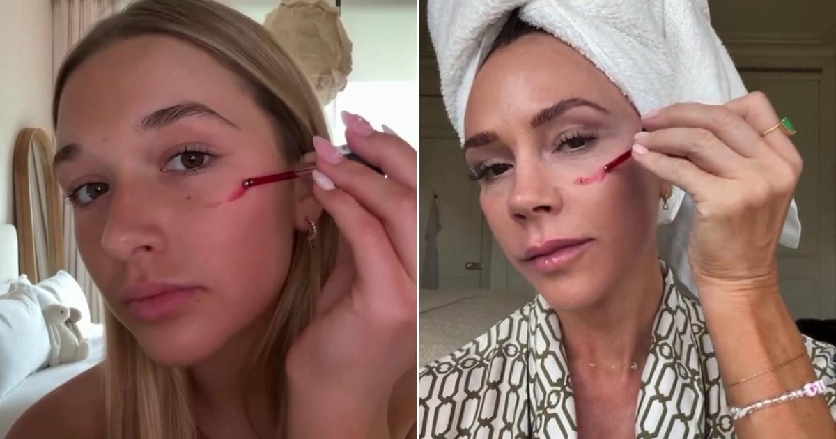 Victoria Beckham reveals daughter Harper, 15, pleaded with her to ring the school over a ban on wearing make-up in class