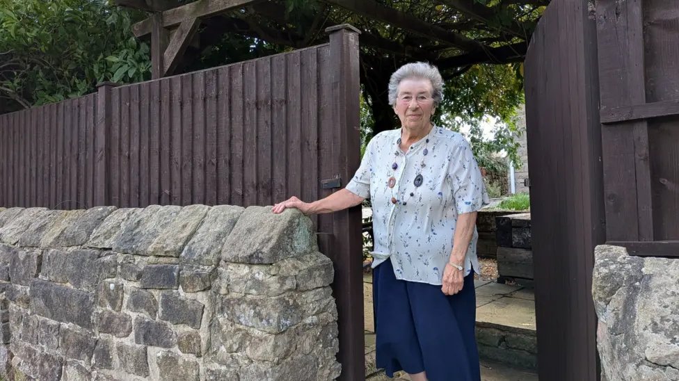 Helene Ball, the retired teacher whose £50,000 legal fight to reach her own back garden drew national and international attention after Eddie Bisknell reported her story.