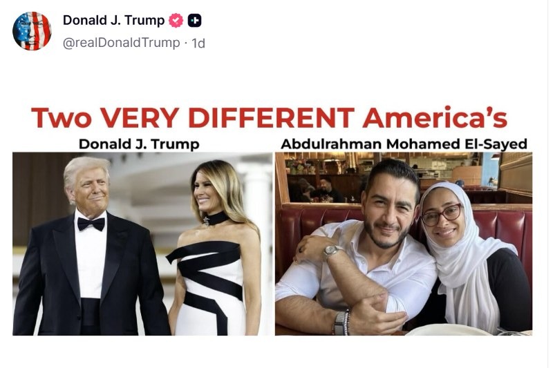 Abdul El-Sayed, who leads Trump-backed Mike Rogers by two points ahead of Michigan's 3 November Senate vote, hit back after Trump called him a "Jihadist Muslim Brotherhood member" at a Port Huron rally.