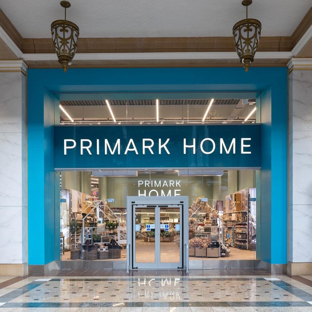 A Primark store. Both Halloween gonk doorstep decorations — distinguishable by a pumpkin hat or a grey-haired witch hat — qualify for a full refund at any branch, no receipt required.