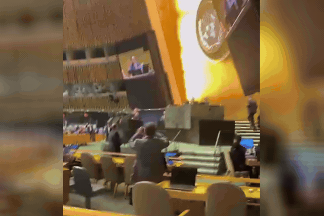 Marco Rubio with US Ambassador to the UN Mike Waltz. Rubio signed expulsion paperwork ordering Cuban diplomat Richard Tur de la Concepcion onto a plane to Havana within 24 hours after Tur de la Concepcion lunged at a US…